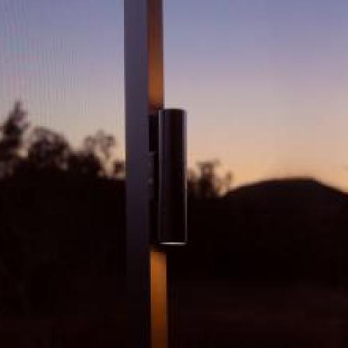 New Runa™ ZW Wall Sconce: Sleek Design for Narrow Posts and Pool Enclosures 